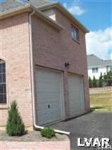 View of the 2 car garage.