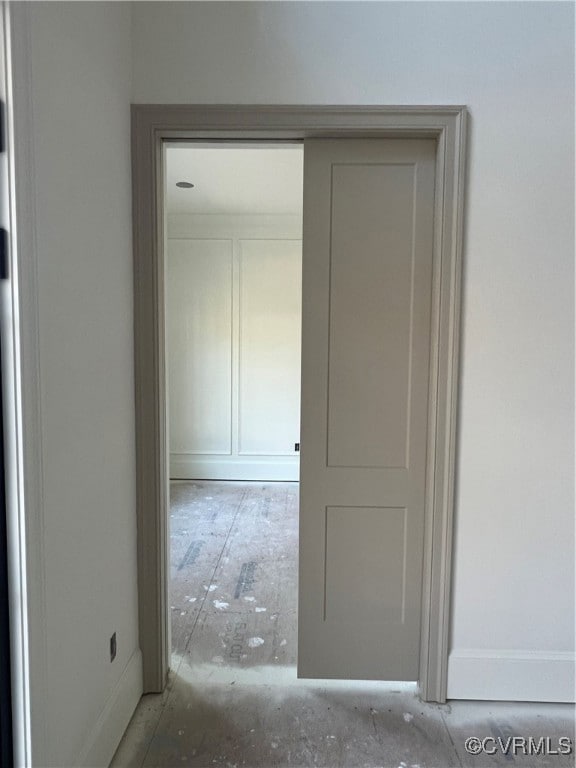 View Into Office Showcasing Custom Molding & Pocke
