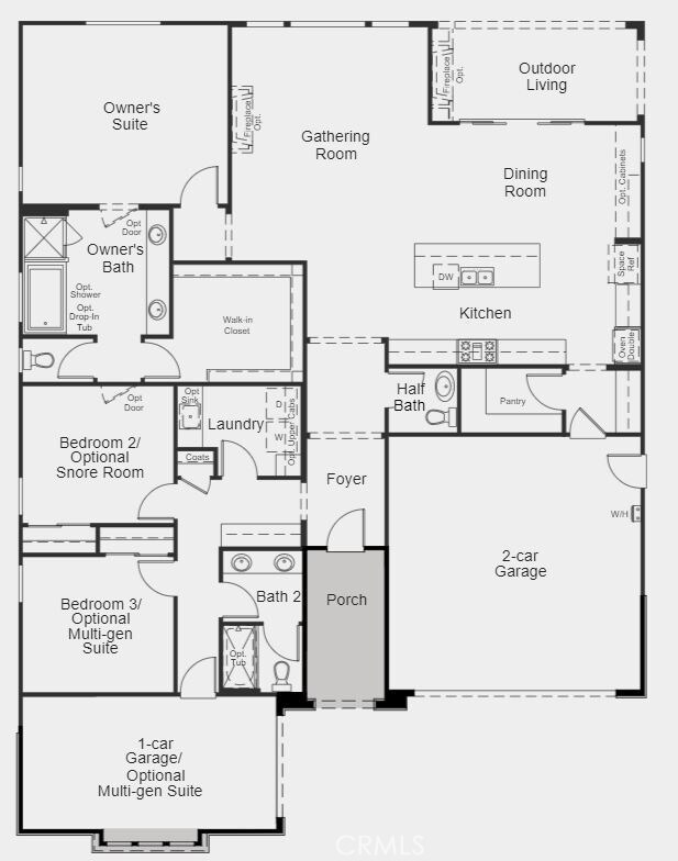 Structural options added to 39929 Novel Court include: sink at laundry and tile surround shower at owner's bath.