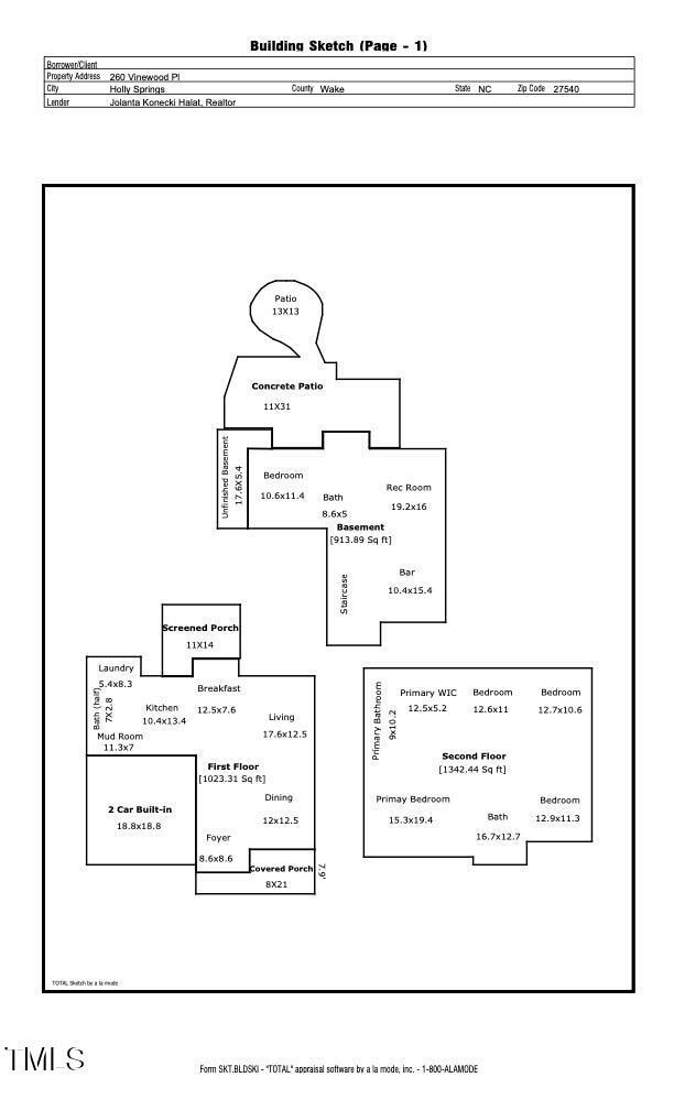 260 Vinewood Pl (Measurement)