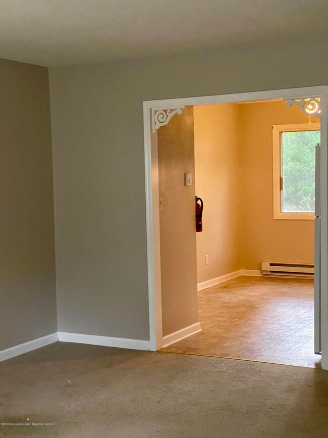 View to kitchen from living room