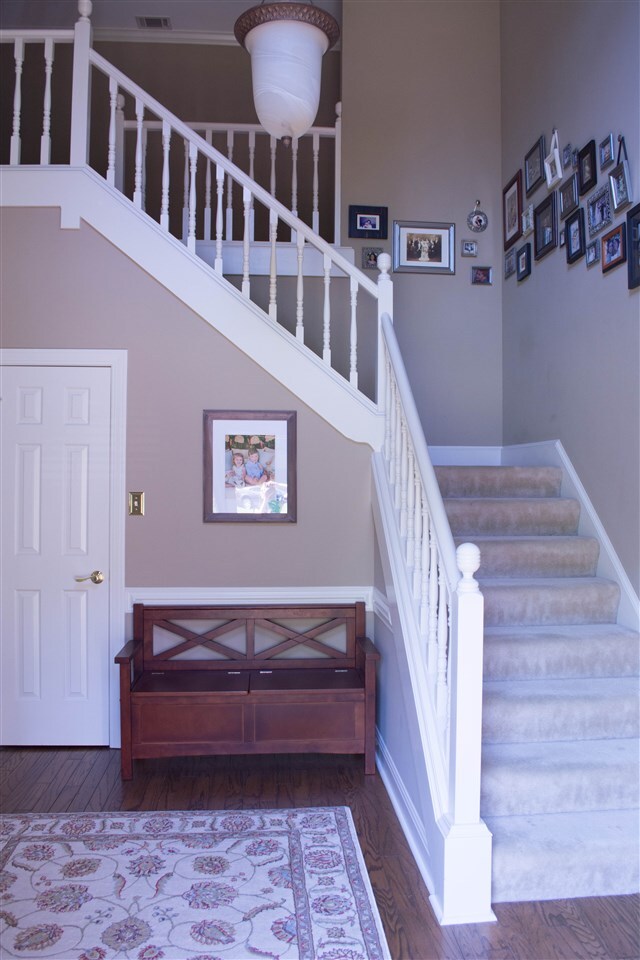 Two story foyer