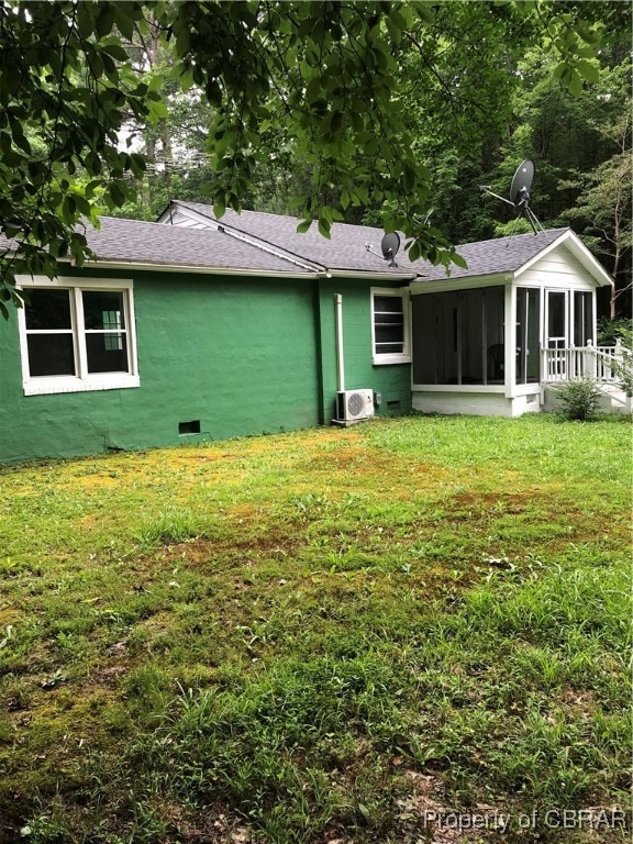 Front of house from yard side