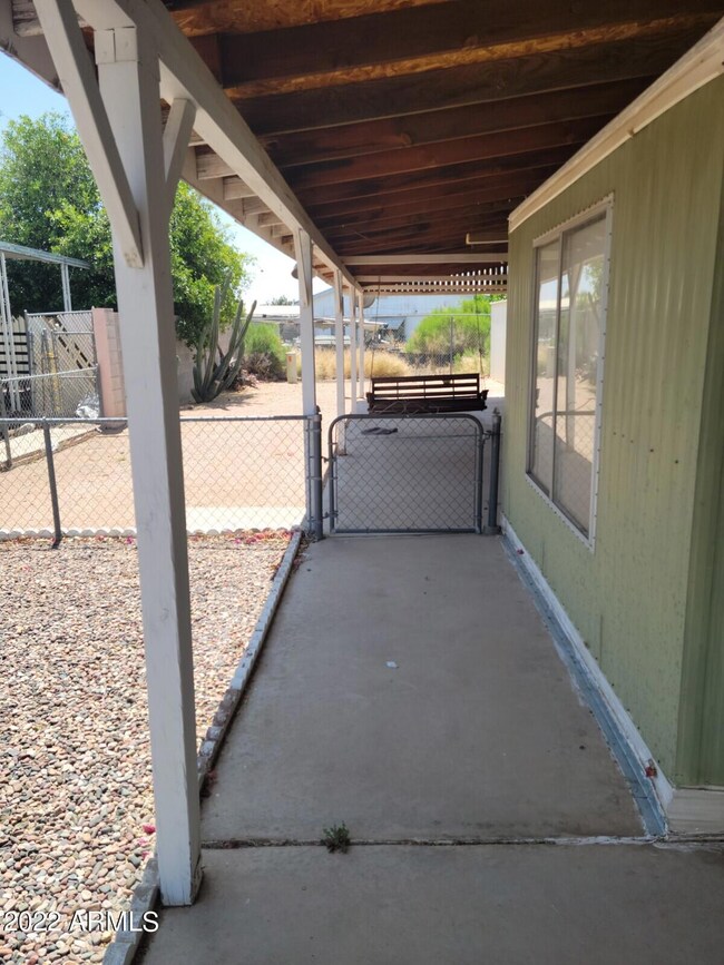 east side patio