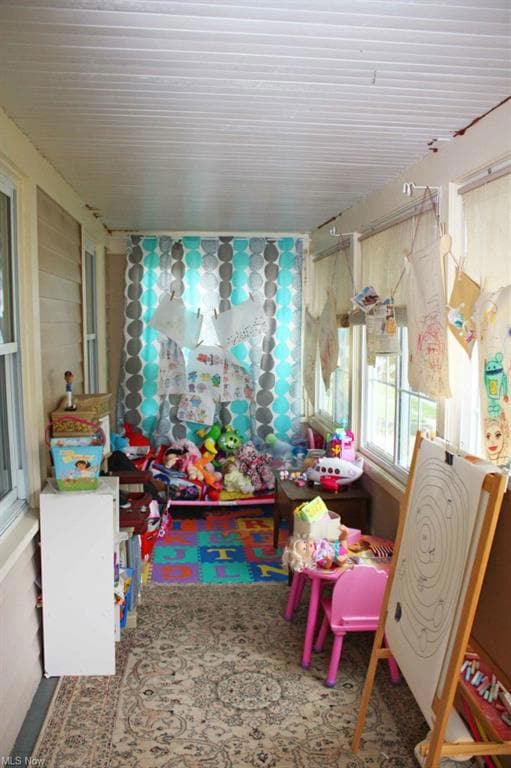 Three Season Room Currently Being Used as a Child's Play Room