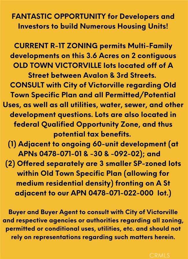 0 Avalon Ave & A St & Allen 3rd Forrest unit NP25194080, Victorville, CA 92395 - photo 2