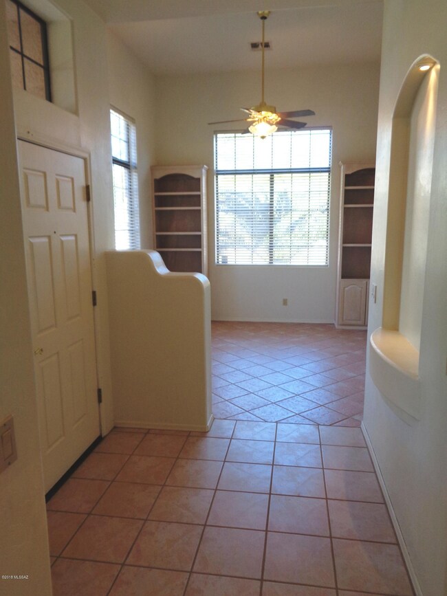 Interior front entry