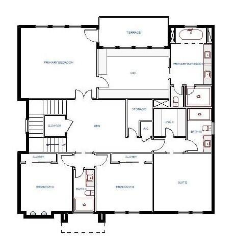 Upper Level Floorplan