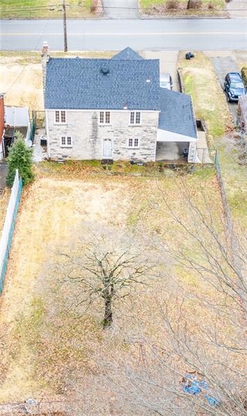 Large level fenced in back yard