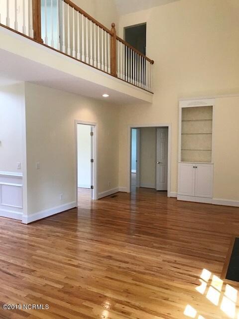Family Room with Vaulted Ceiling