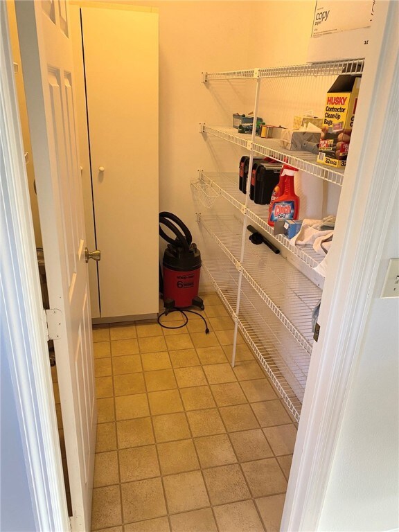 Huge pantry right next to kitchen.