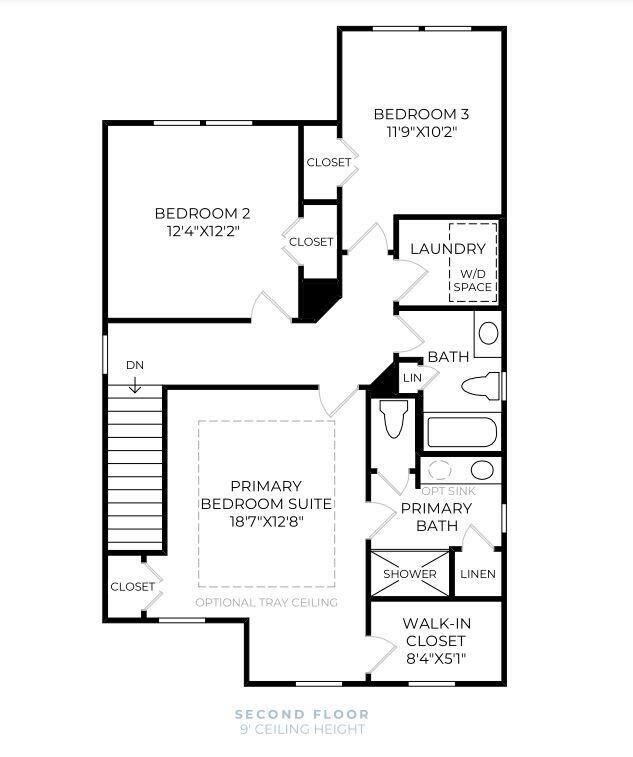 second floor plan