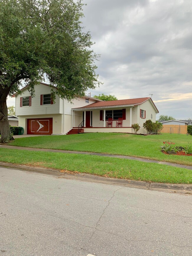 front of home from corner