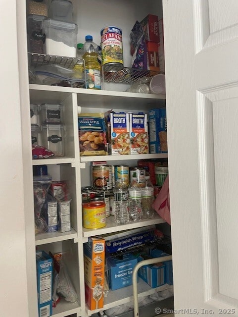 Full pantry in the kitchen