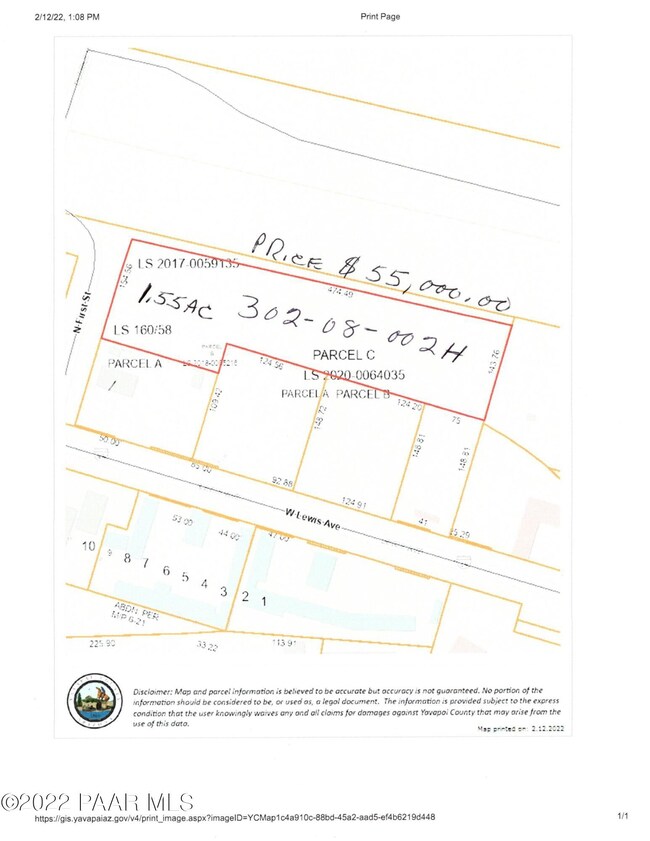 Property behind office in Ash fork202202