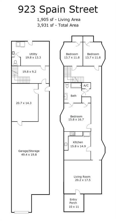 923 Spain St, New Orleans, LA 70117 - photo 3