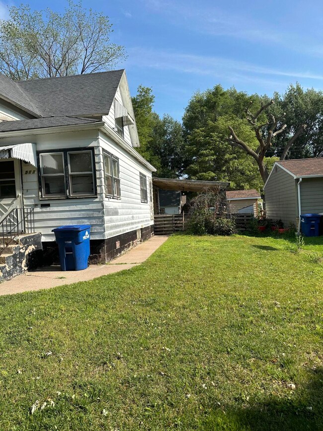 East side of house