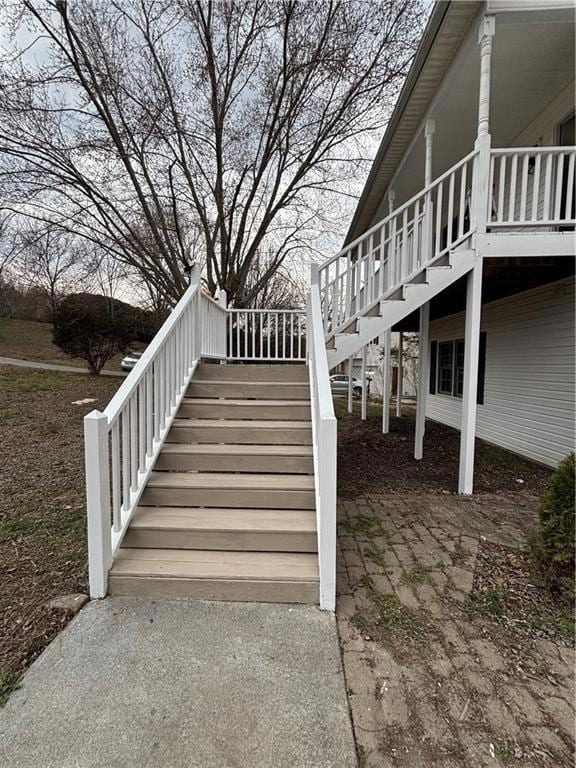 View of staircase