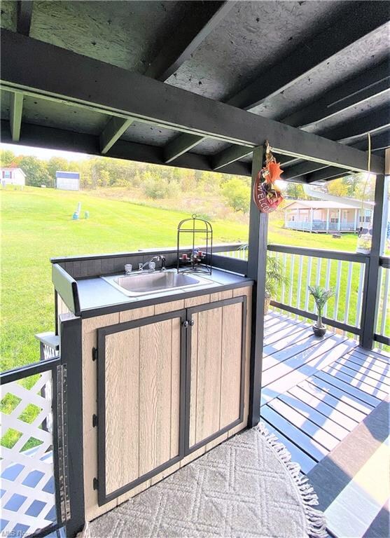 SINK WITH OVER SIZED CABINET - WOW!