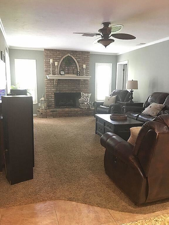 Fireplace in Family Room