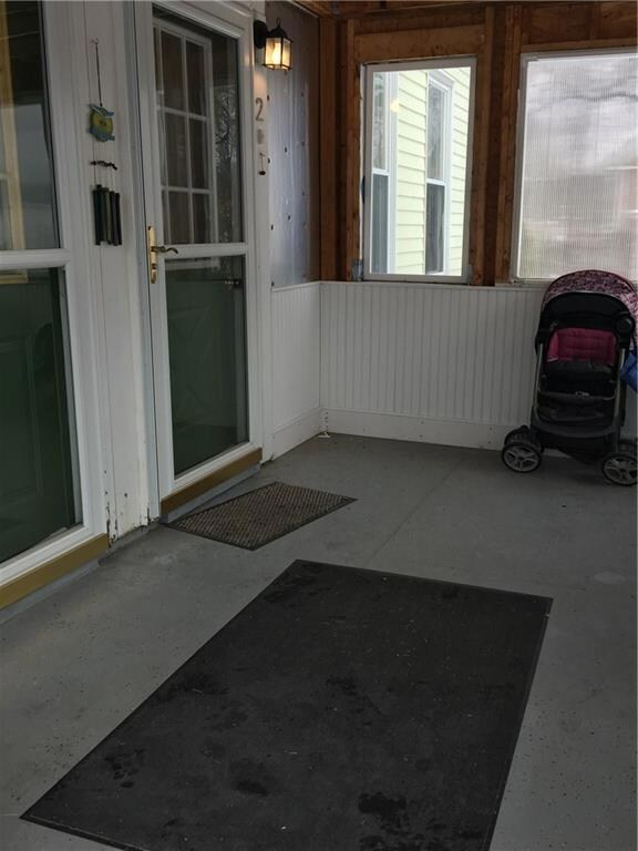 Covered porch showing townhouse...