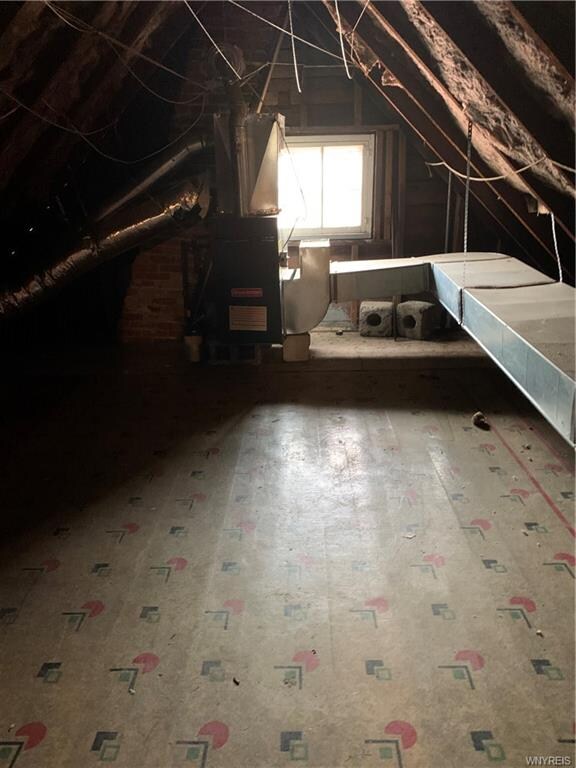 Attic and furnace space