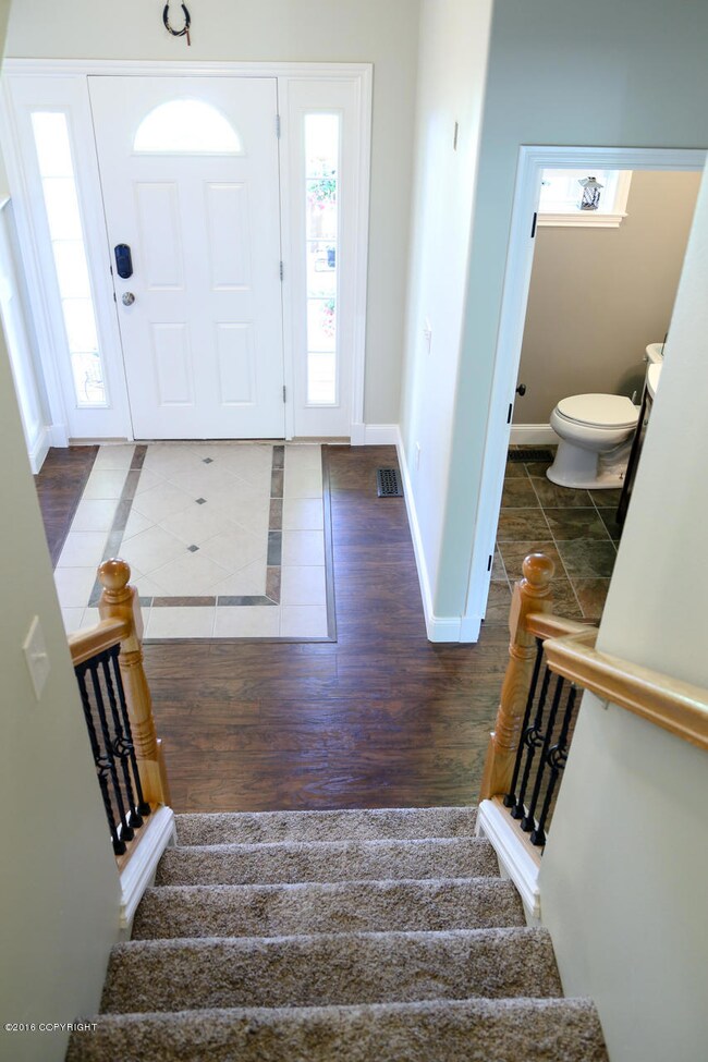 Foyer and Powder Bath