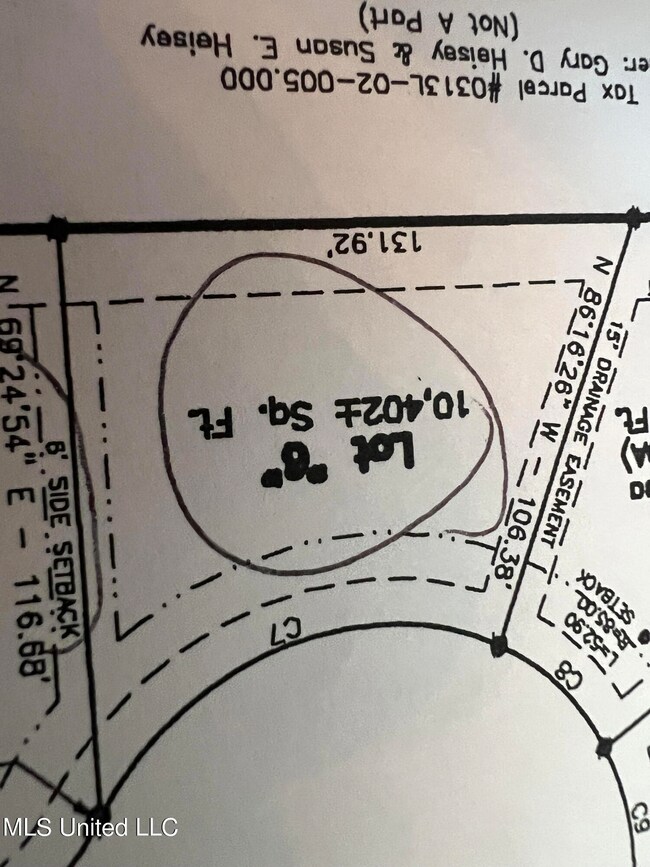 Beau Reve Lot 6 Survey