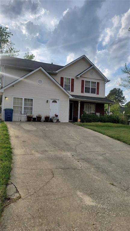 Front Side View of Home