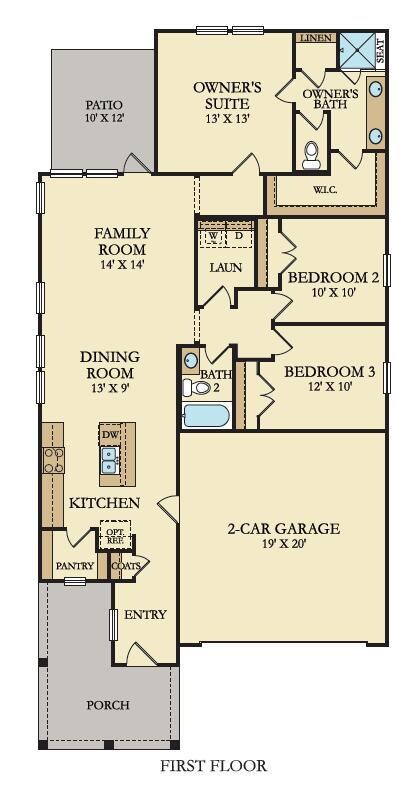 PALMETTO FLOOR PLAN LAYOUT