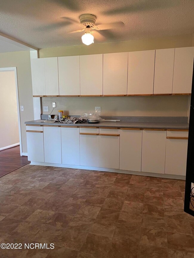 wall of cabinets