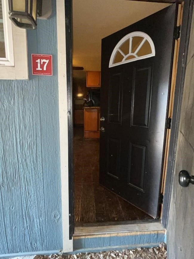 View of exterior entry