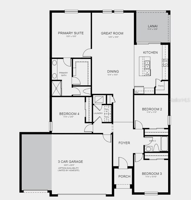 Structural options include: Covered lanai and 3rd car garage.
