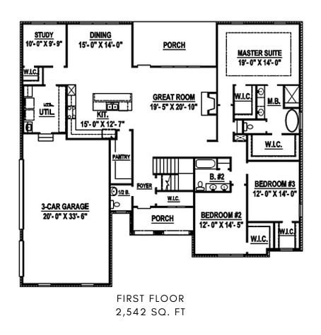 1st floor of the Windsor Plan