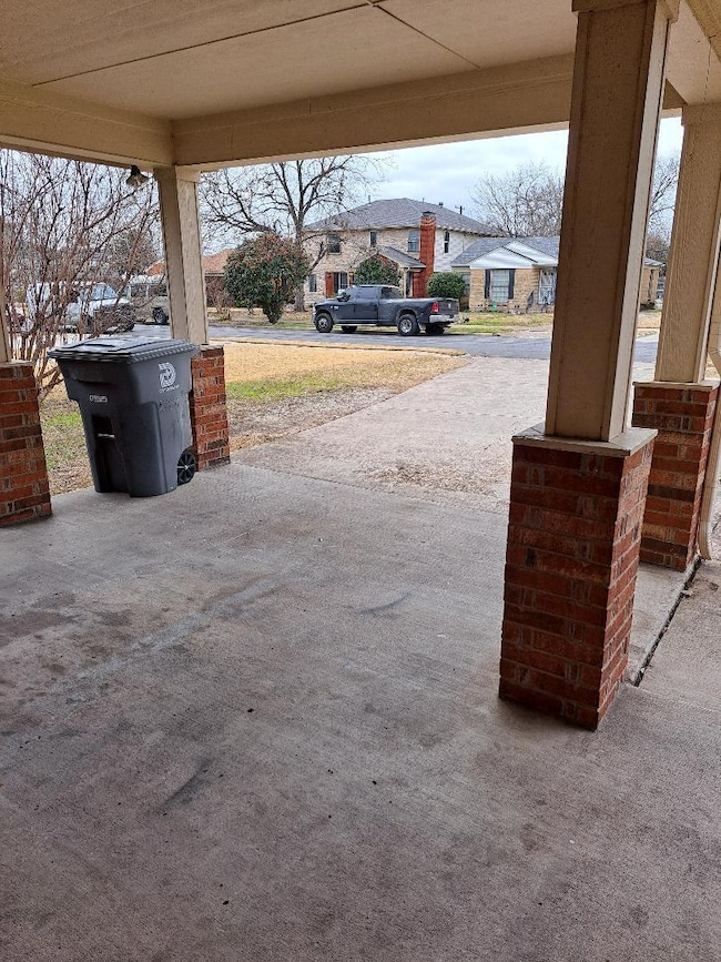 View of patio