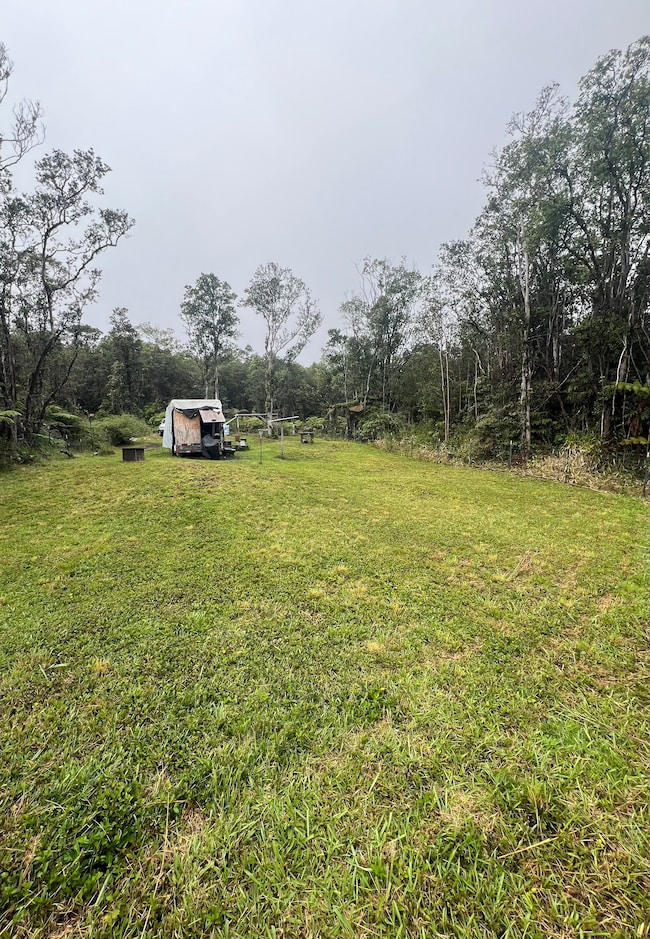 Back of property looking towards the road