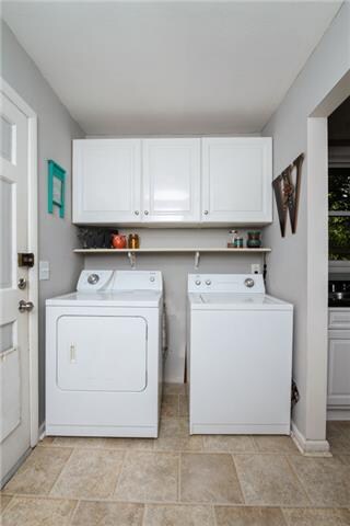 Separate laundry room