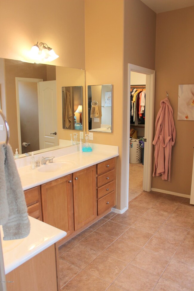 Master bathroom and enormous closet