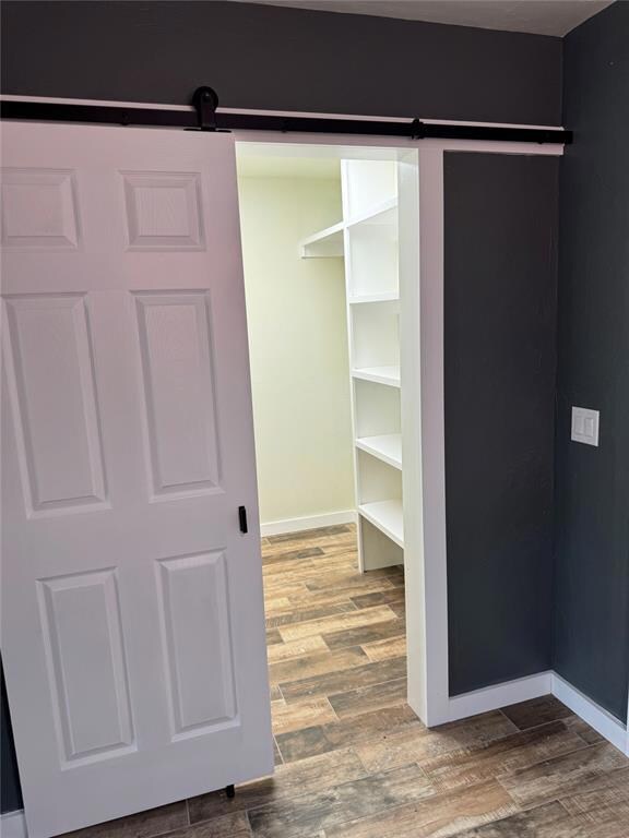 View of closet