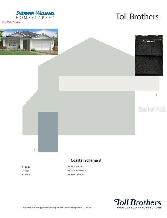 Exterior paint color scheme
