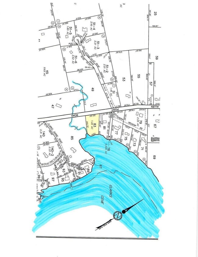 0 Allen Point Tax Map Colorized