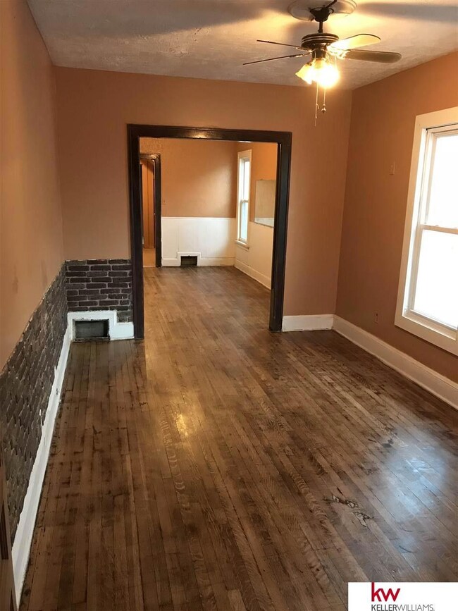 Looking in from the front door
