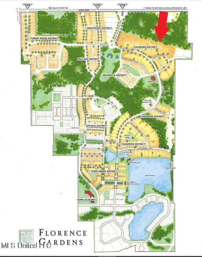 Lot 8A location in FG Master Plan