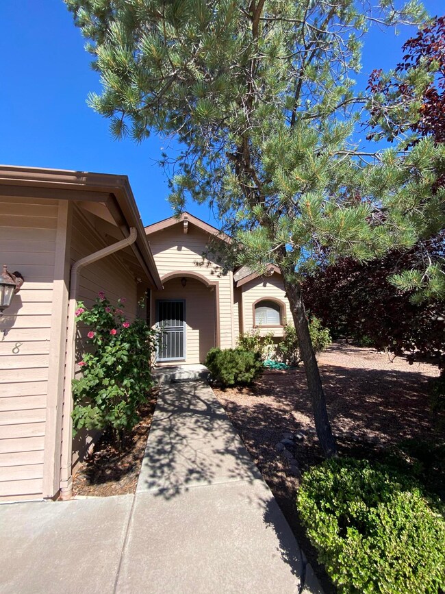 Walkway to front door