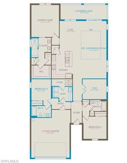 Floor Plan with Structural Options
