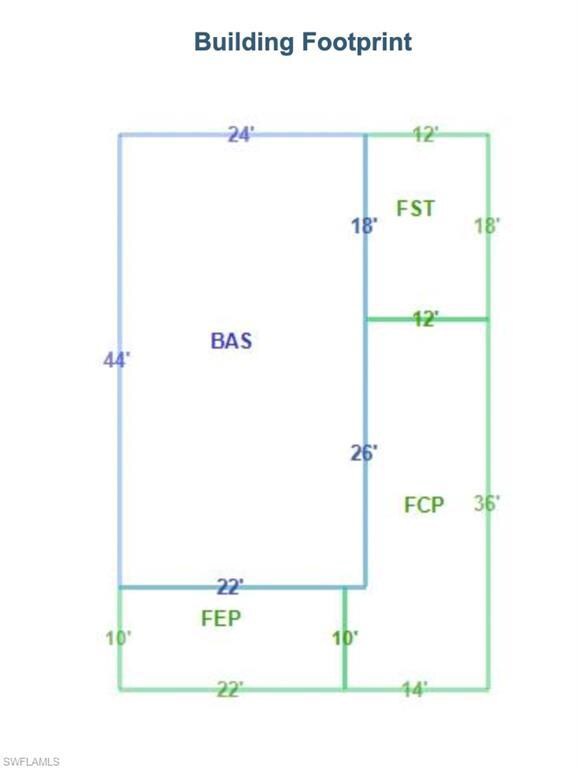 Previous structure footprint