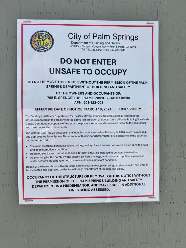 755 E Spencer Dr, Palm Springs, CA 92262 - photo 2