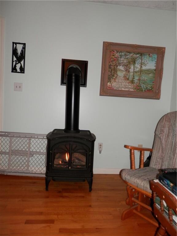 Calming warm propane stove for heat...