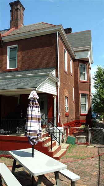 Rear porch and walkway