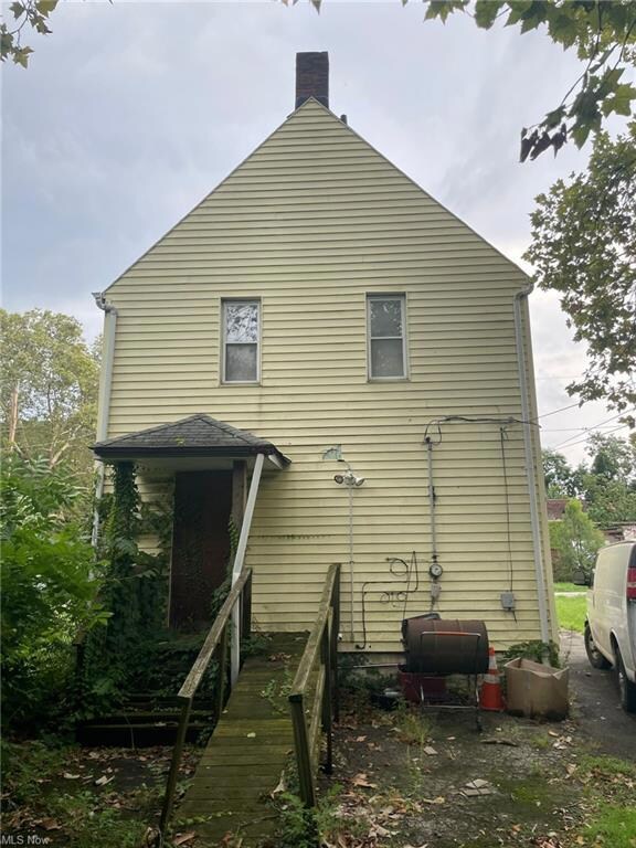 View of back of house